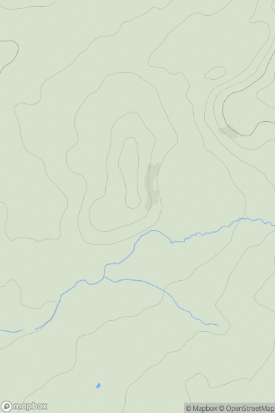 Thumbnail image for The Ridge [Lancashire, Cheshire and S Pennines] showing contour plot for surrounding peak